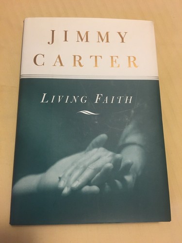 Libro de fe viva autografiado en persona del presidente Jimmy Carter con certificado de autenticidad muy raro - Imagen 1 de 5
