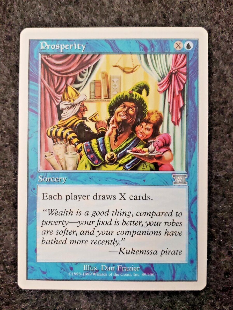 prosperity cards mtg Magic The Gathering - Outlaws of Thunder Junction - Breaking News Each player draws X cards. Mindslaver - Breaking News