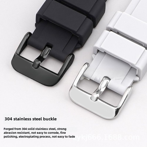 Wasserdicht Verdicktes Gummi Silikon Uhrenarmband Armband 20 22 24 26 mm Schnellverschluss - Bild 8 von 22