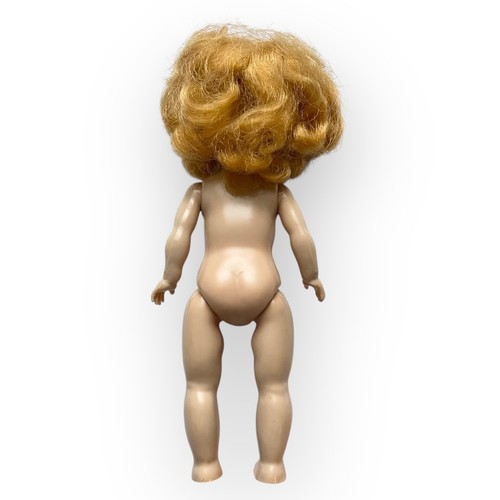 Vintage Ginny Clone Doll 7” Unmarked Hard Plastic Light Red Hair Sleep Eyes Nude - Picture 6 of 10