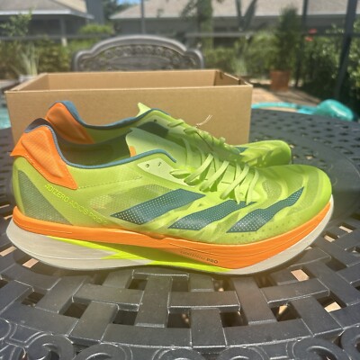 ADIZERO ADIOS PRO2 W 24.5【新品未使用】 Adidas Adizero Adios Pro 2 Pulse Lime Flash Orange Men's Shoes