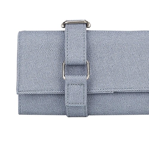 Bolso organizador enrollable de cuero PU bolsa de tijera bolsa de herramientas de salón\ - Imagen 9 de 18