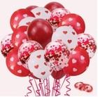 Love Balloons Latex-printed Sequins Combination 40pc Pack