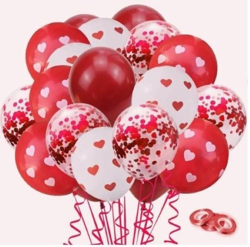 Love Balloons Latex-printed Sequins Combination 40pc Pack - Picture 1 of 6