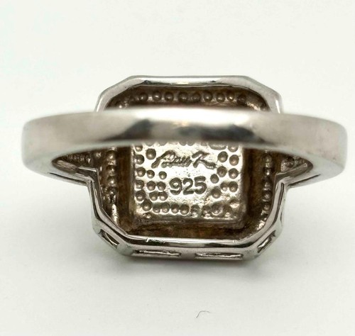 Alan K Sterling Silver 925 Millefiori Multi Color Murano Glass Ring - Size 8 1/4 - Picture 6 of 6