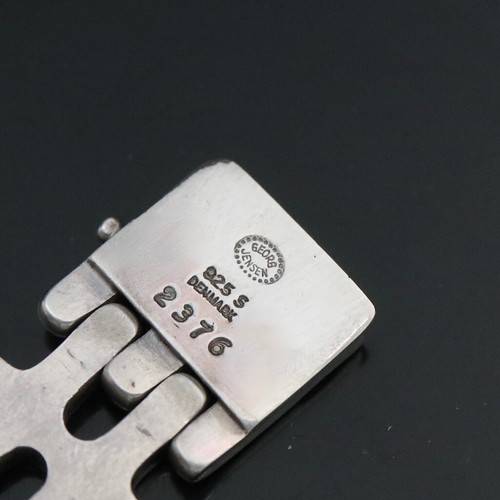 Georg Jensen. Ladies' Watch #2376 - Sterling Silver - Edvard Kindt-Larsen. - Picture 4 of 4