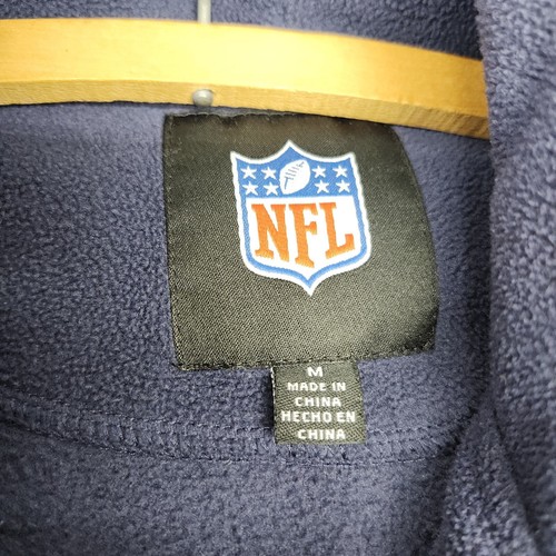 NFL Denver Broncos Blue Full Zip Fleece Jacket Size Medium - Picture 5 of 8