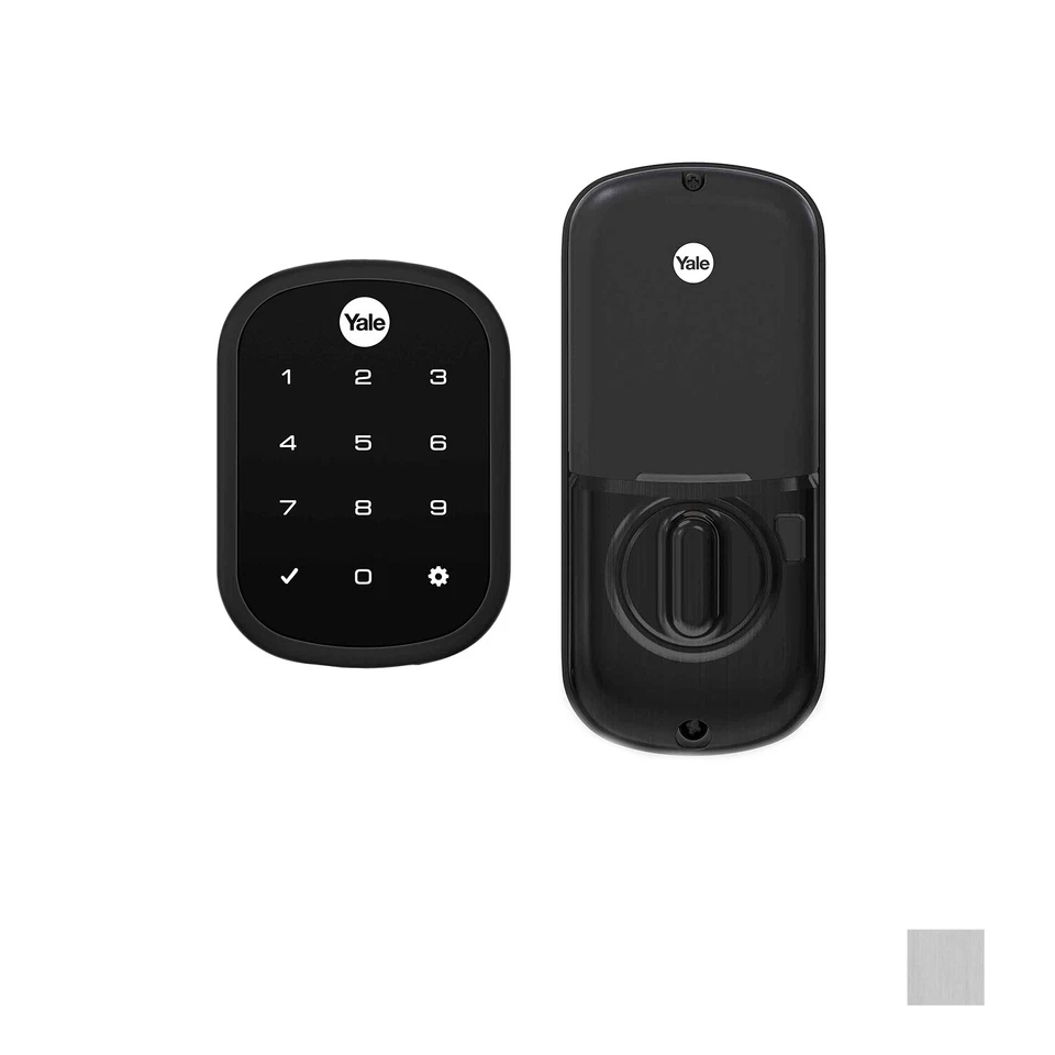 Yale Assure SL Smart Digital Deadbolt Door Lock Home Kit Matt Black YRD256HKMBK
