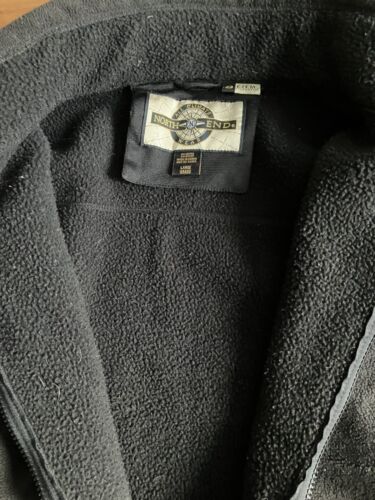 Vintage Sopranos Fleece Jacket Sz Large HBO Embroidered Logo TV Show 90s 2000s - Picture 3 of 8