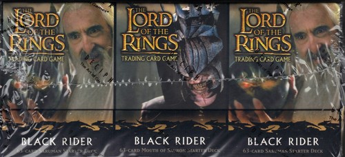 LOTR TCG CCG Black Rider Mouth of Sauron Starter 63 Karten Deck Sealed Saruman - Bild 3 von 5
