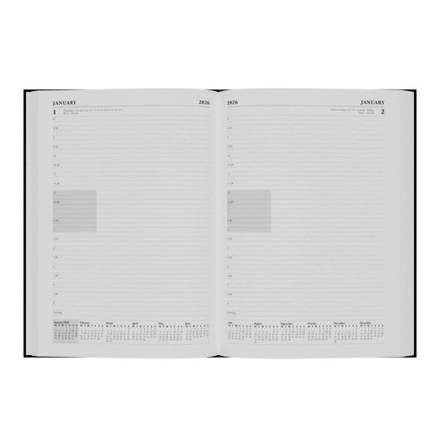 Essentials - A4 Day-to-Page with Appointments Mid/Academic Year Diary Planner 20 - Picture 4 of 32