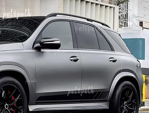 For Mercedes Benz GLE 2020-2024 Glossy Black Roof Rail Rack Side Rail Bar Cover - Picture 6 of 6