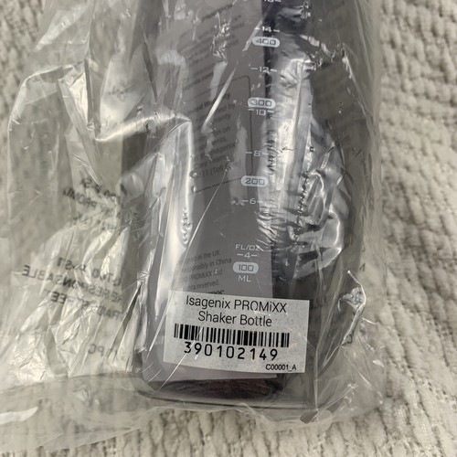 NEW Isagenix PROMiXX Shaker Bottle Cup 24 oz Clear Sealed Protein Shake Mixer - Picture 3 of 10