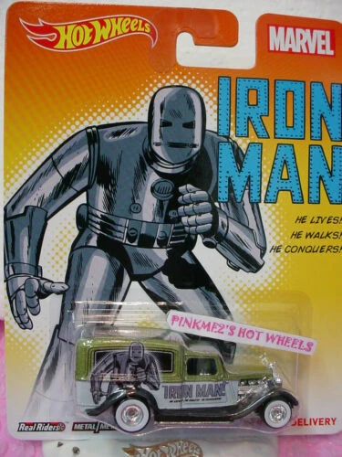 Hot Wheels Hot Wheels Real Riders 钢铁侠压铸玩具车