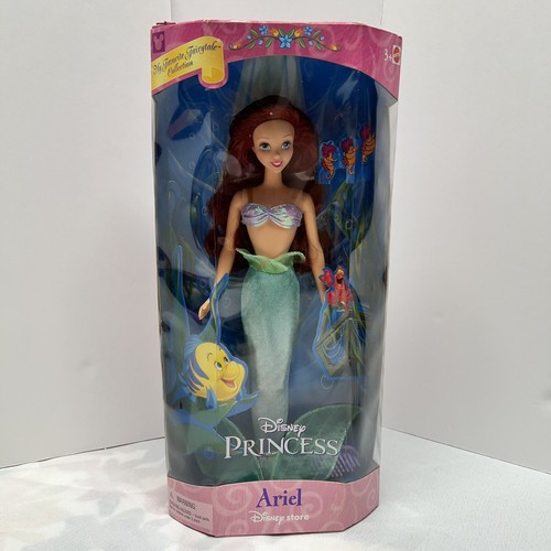 2001 My Favorite Fairytale Disney Prinzessin Arielle Barbie Puppe NEU kleine Meerjungfrau - Bild 1 von 6