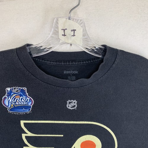 Camiseta clásica de invierno 2012 de la NHL para hombre grande Philadelphia Flyers Van Riemsdyk Fade - Imagen 9 de 18