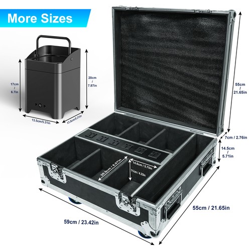 6x18w Wireless Dmx Battery Powered Led Par Uplights Led Uplight APP Wireless Par - Picture 10 of 19