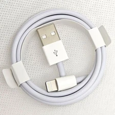 Genuine APPLE Lightning USB Cable 3.3ft (1M) for IPhone X, 12, 13, 14, PRO MAX