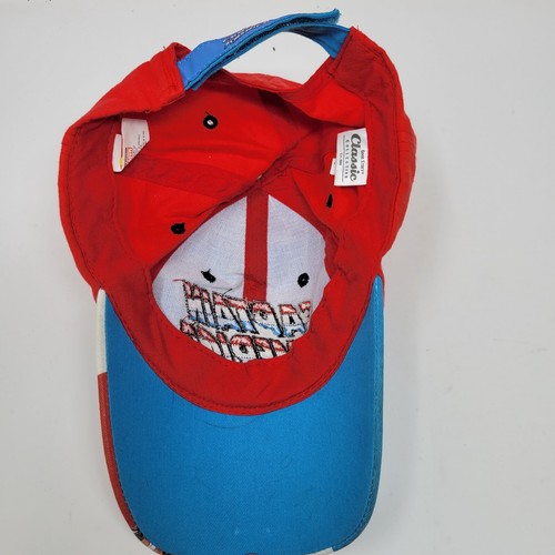 Marvel Captain America Hat Boys Adjustable Strapback Red White Blue Superhero - Picture 7 of 10
