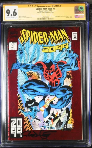 Spider-Man 2099 #1 CGC 9.6 SS 1st MIGUEL O'HARA SPIDER-VERSE, Signed!