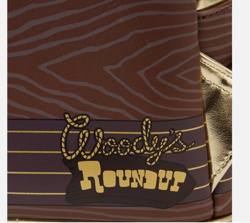 NEU MIT ETIKETT SELTEN LOUNGEFLY PIXAR TOY STORY WOODY PUPPET MINI RUCKSACK ~ BRANDNEU ~ - Bild 5 von 7