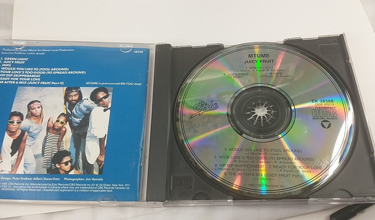 MTUME - Juicy Fruit - CD IS CLEAN! 74643858823| eBay