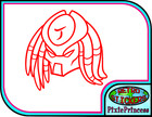 Predator AVP Xenomorph N Vinyl Sticker Laptop Car Bike Truck Wall Window Movie
