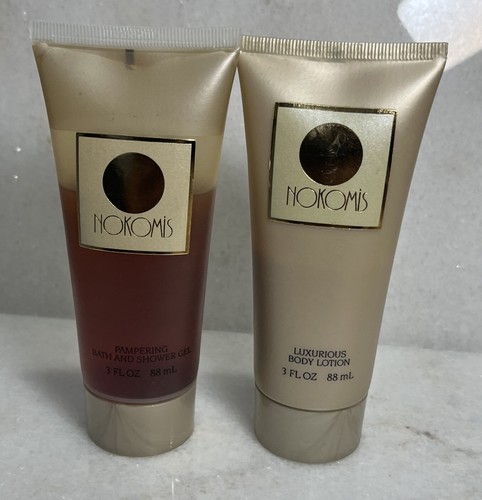Coty Nokomis Pampering Bath And Shower Gel & Luxurious Body Lotion 3oz *READ* - Picture 1 of 3