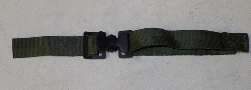 US Military Truck OD Green Nylon Strap 12" x 1" Alligator Clip M151 M35 M818