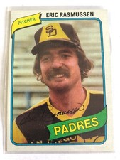 1980 Topps Eric Rasmussen #531 San Diego Padres