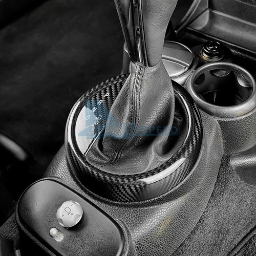 Panel de cambio de marchas de consola central de fibra de carbono real para Mini Cooper R50 R53 01-06 - Imagen 2 de 9