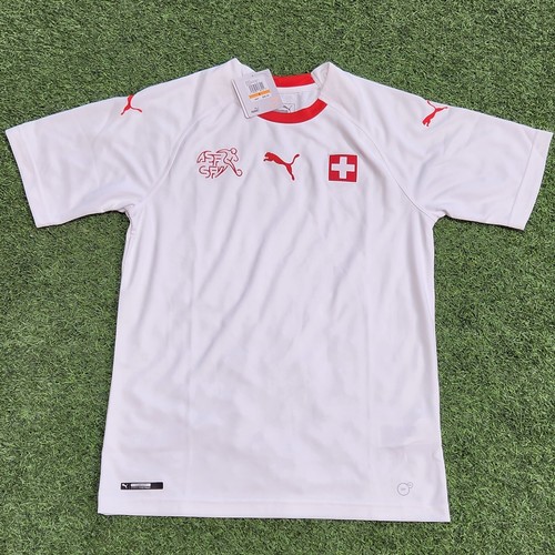 Puma Schweiz Away 18-19 Herren Trikot weiß-rot - Bild 1 von 7