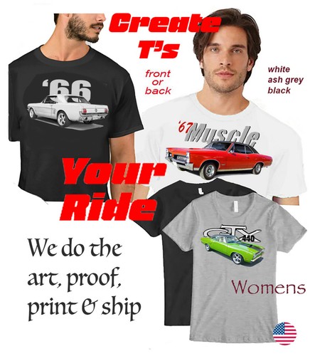 Your car on a shirt Clearance