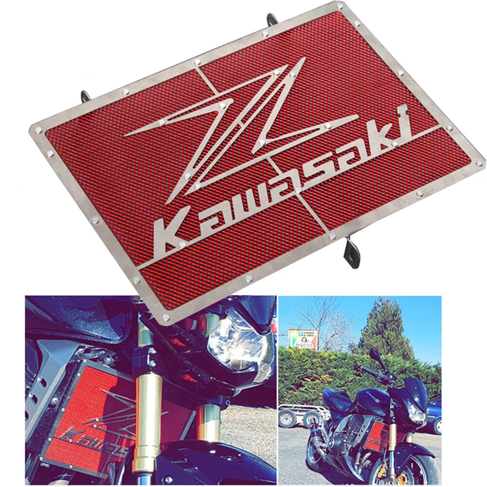 Aluminum Radiator Grill Guard Cover Protector For Kawasaki Z750/800 Z800 Z1000 - Image 4 of 4