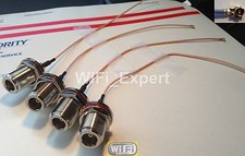 4 x RG178 U.fl IPX to N Bulkhead Female Pigtail Cable WIFI Wireless LOW LOSS USA
