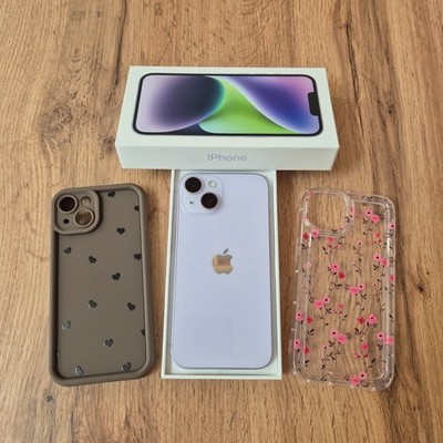 Apple iPhone 14 - 128GB - Violett (Purple) (Ohne Simlock) (Dual-SIM)