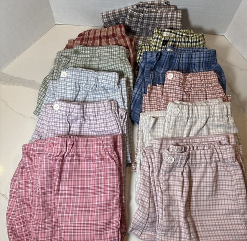 Lot Of 11 Brandy Melville John Galt One Size Small Tilden High-Rise Plaid Pants