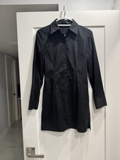 EXPRESS Design Studio Black Long Sleeve Fitted Shirt/Dress. Size S