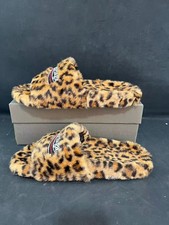 Leopard Print Balenciaga Slides Size 12 slightly used with box and bag