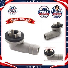 AC Drain Hose Elbow Connector 15mm Air Conditioner Condensate Fitting