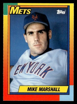 1990 Topps Traded #67T Mike Marshall Set Break