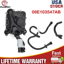 Oil Separator PCV Valve Vent Trim For Audi Q7 A8 Q5 S4 A6 A7 3.0T 06E103547AB US