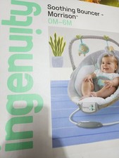 Ingenuity Soothing Bouncer Morrison 0m-6m With Box