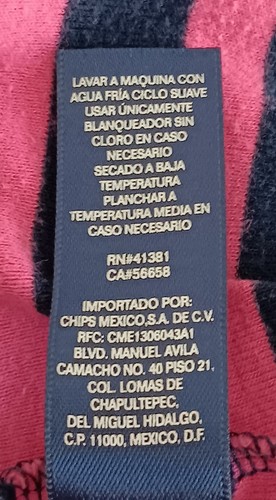 Langarm-Pullover Damen Chaps rosa weiß & blau Größe XL - Bild 5 von 5