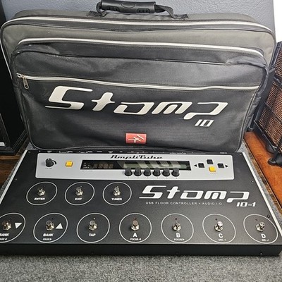 IK Multimedia Amplitube Stomp IO-1 Guitar Pedal USB Controller Audio Untested 