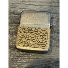 Storm Queen Windproof Pocket Lighter Pebbled Cream Park Sherman USA