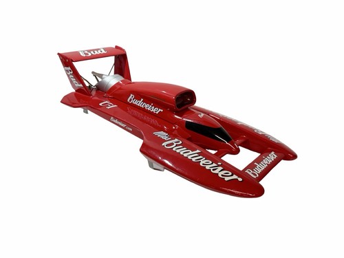 Vintage Rare Pro Boat Miss Budweiser Hydroplane 1/12 Nitro Rc Speed Boat