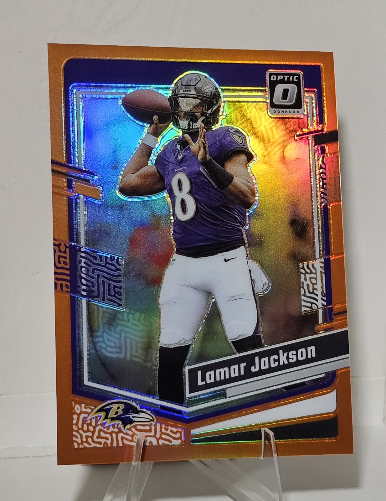 2023 Panini Donruss Optic - Lamar Jackson #14 Orange Prizm /249