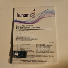 Soundtraxx 884013 Tsunami 2 TSU-21PNEM8 Digital Sound Decoder for Big Steam