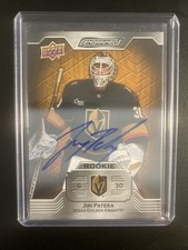 2023 2023-24 Upper Deck Engrained Oak Auto Rookie #121 Jiri Patera  Las Vegas
